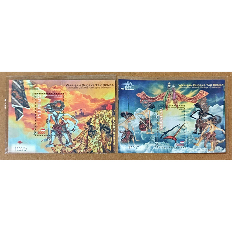 

(BB) PRANGKO INDONESIA 2010 SS WARISAN BUDAYA TAK BENDA. (2 LEMBAR SET) MNH.
