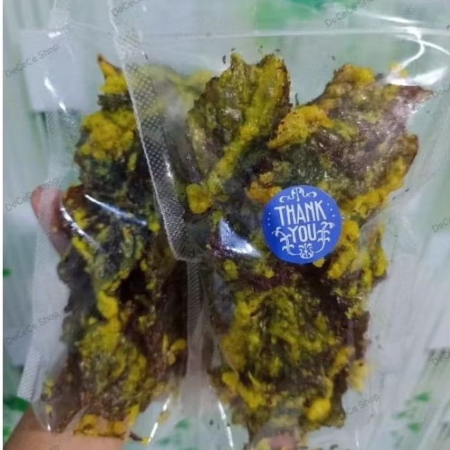 

PEYEK Bayam Merah | Keripik Daun Bayam | DeCeCe Shop