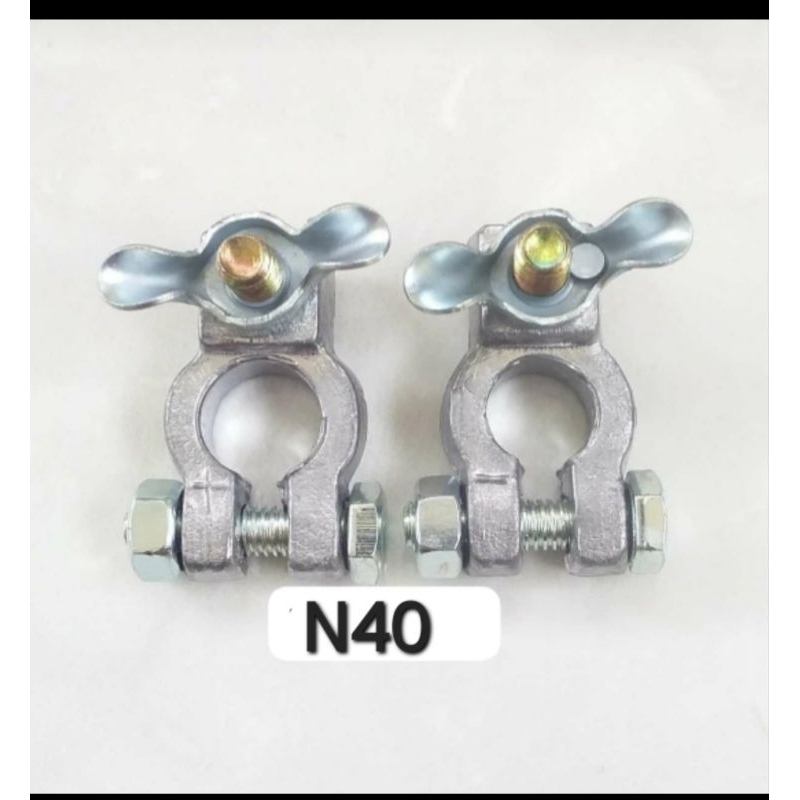 kepala aki timah kecil N40/klem accu mobil