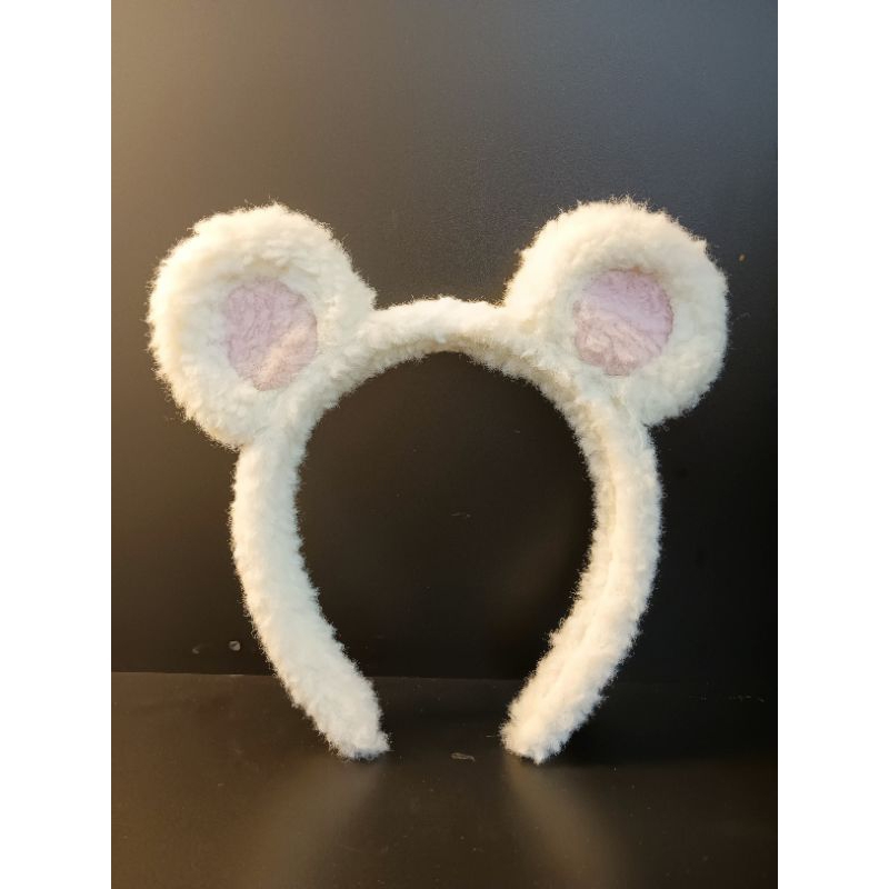 Bando Bulu Boneka Kuping Bulat/Segitiga Lucu Lembut - Bando Boneka - Bando Lucu Aksesoris Wanita