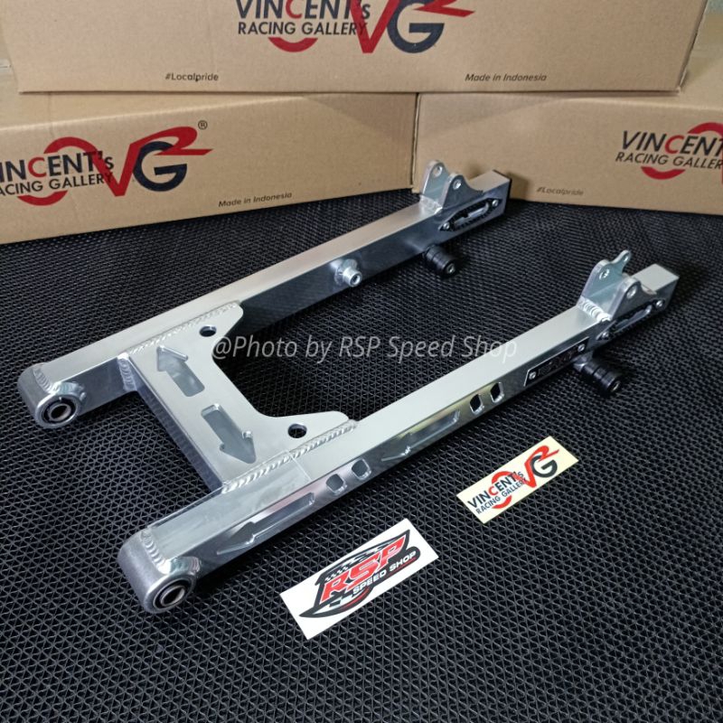 SWING ARM SLEEP ENGINE VRG JUPITER-Z COAK PANAH ORIGINAL VINCENT'S RACING GALLERY (SILVER)