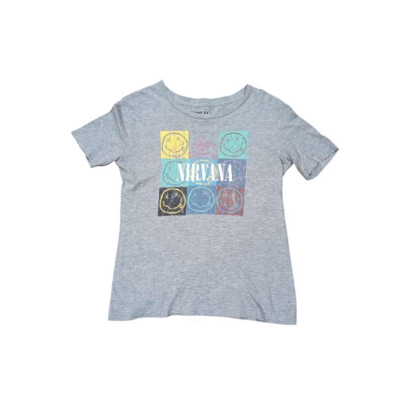 Tshirt band nirvana x gu unisex