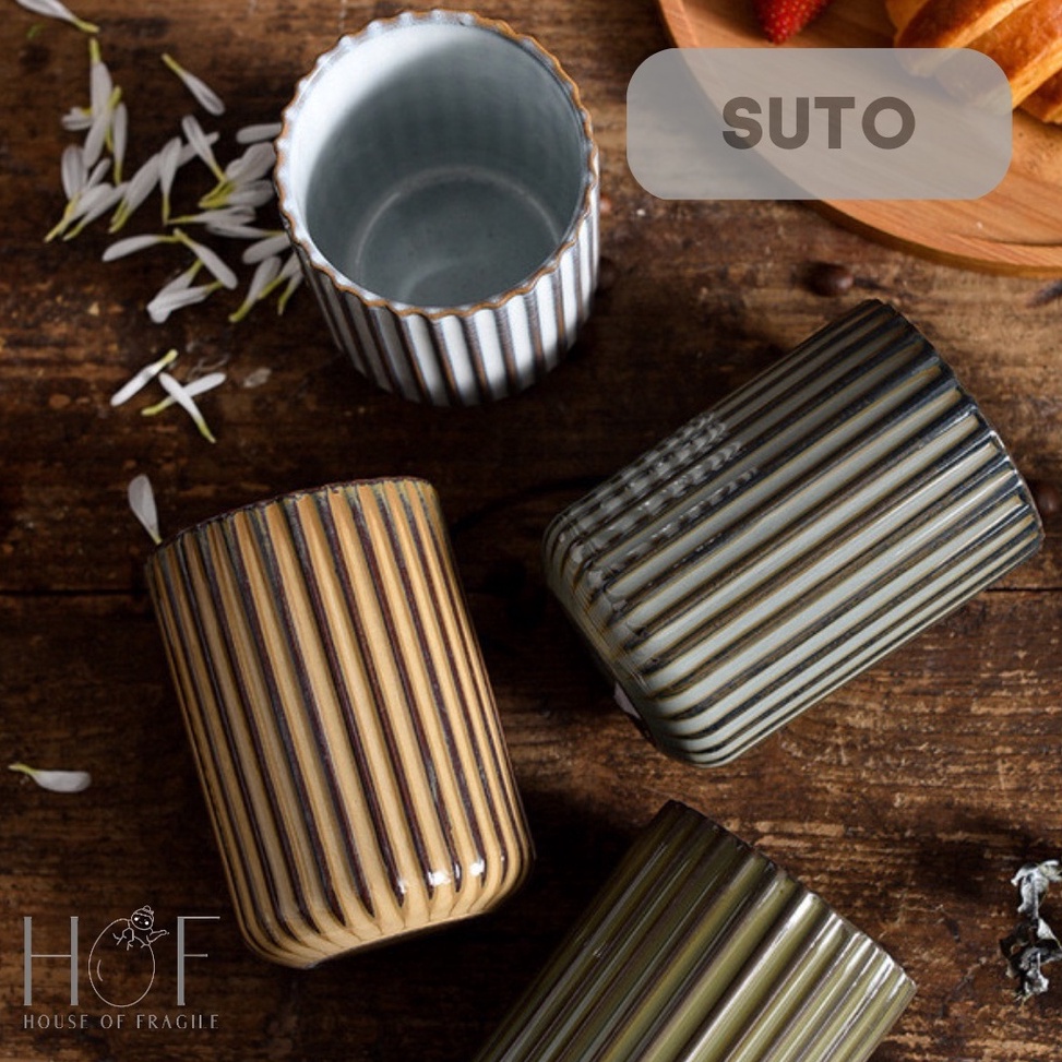 55TERBAIK HOF SUTO Gelas Ocha Keramik  Cangkir Mug Teh Jepang Ceramic Aesthetic Kecil Kramik Motif G