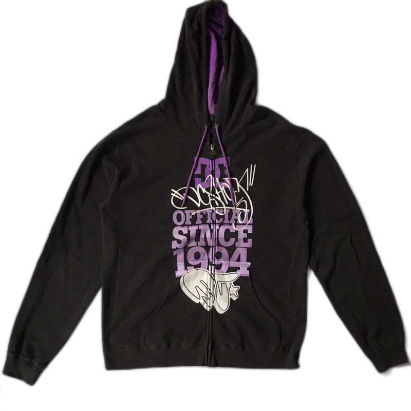 Hoodie Zippper DC original second jumbo size XL 2XL tebal preloved pl bekas ori branded prelove