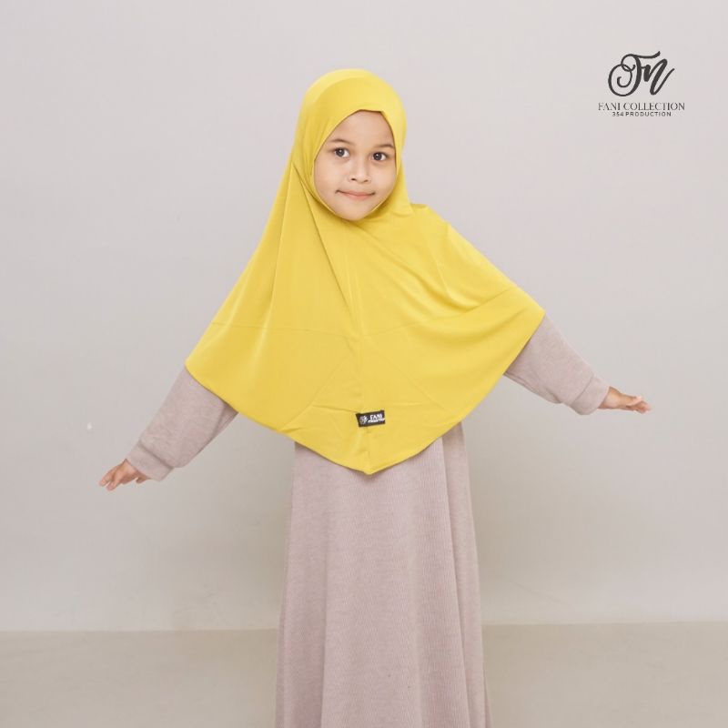 Amanda Hijab Dagu Anak/Hijab Dagu Anak Jersey/Hijab Anak Instan/Hijab Anak TK-SD