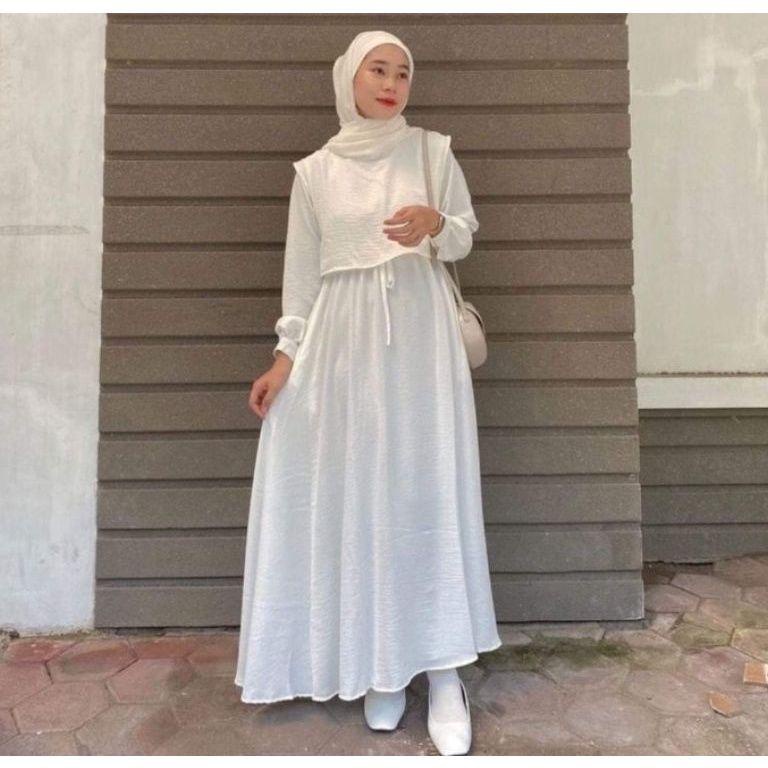 55STOK TERBARU   GLENCA MAXY ALESHA ANDIN RIA RICIS DRESS CRINKLE AIRFLOW PREMIUM BUSUI