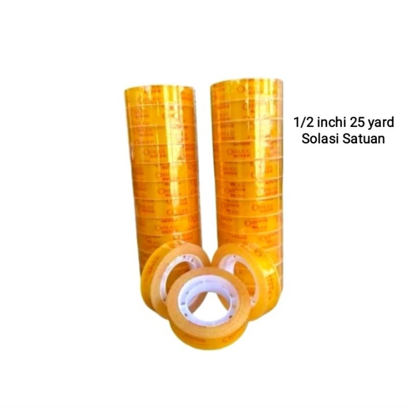 

SOLASI BENING MERK NACHI UK 1/2 INCHI 25YARD LAKBAN KADO SOLASI KECIL