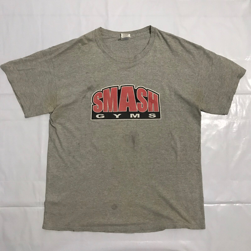 Kaos Gildan Ultra Cotton Smash Gym Size L - XL second preloved pl bekas ori prelove