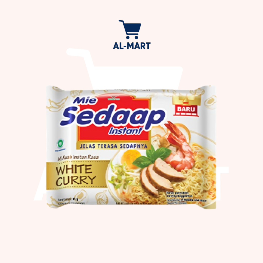 

Mie Sedaap White Curry 81 gr - Mi Sedap Instan Kari Putih