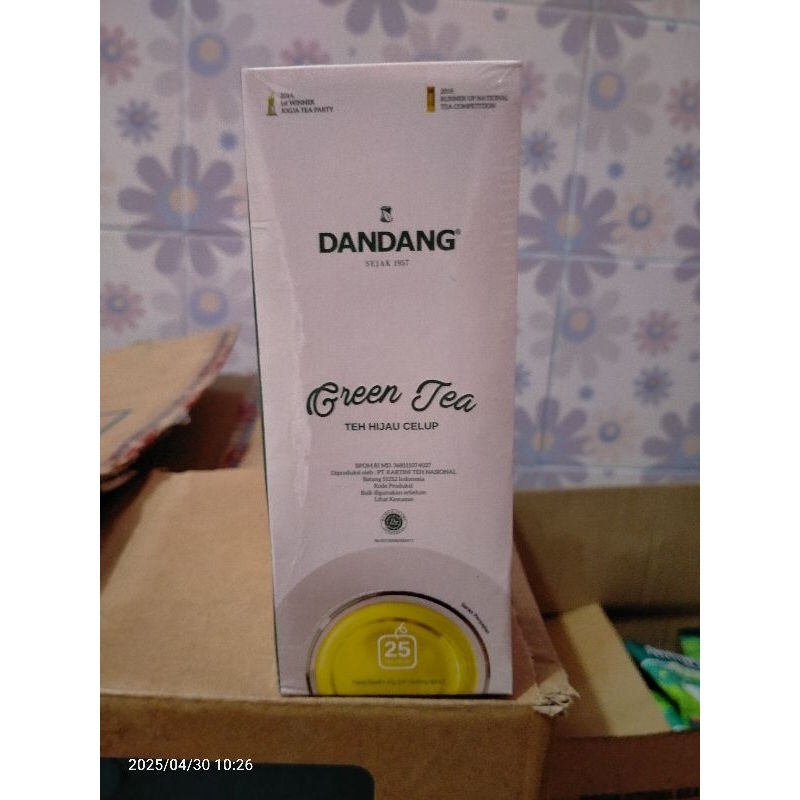 

TEH DANDANG GREEN TEA ,PER BOX