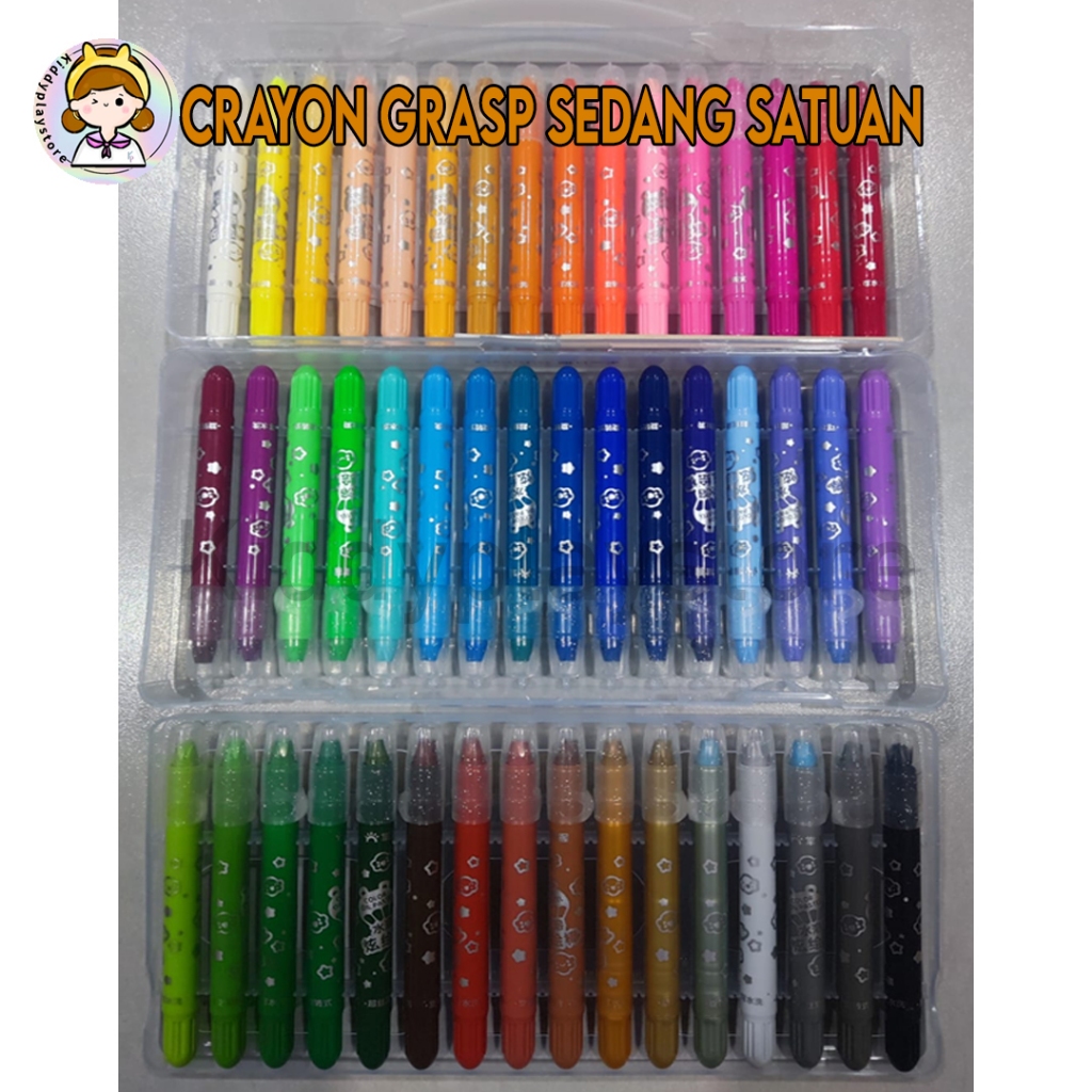 

Grasp Crayon Satuan Ukuran Sedang 607 [ HARGA PER 1 PCS ] Semua warna