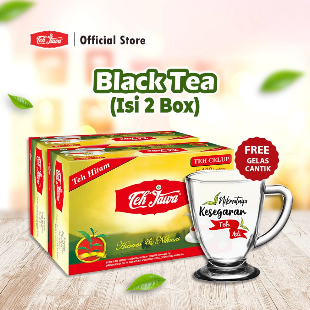

[Twinpack] Teh Jawa BKS Blacktea Celup isi 100