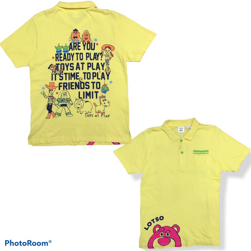 Kaos kerah Polo Toy Story Lotso Lucu Size L Original