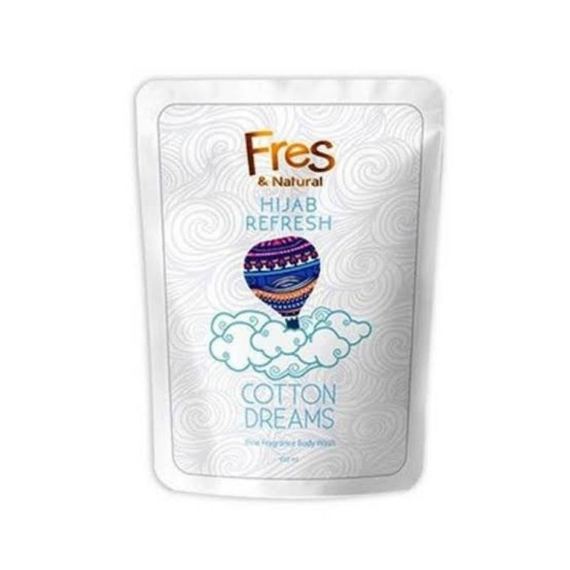 sabun mandi cair fresh & natural hijab refresh cotton dreams