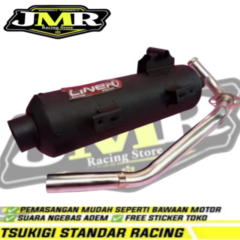 knalpot standar racing proliner full bas adem Gerung beat,beat fi,beat street,beat deluxe, eat esp,b