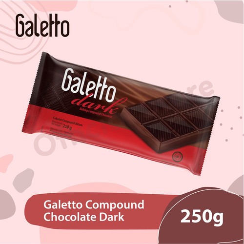 

Galetto Coklat Batang Dark Compound Chocolate 250g