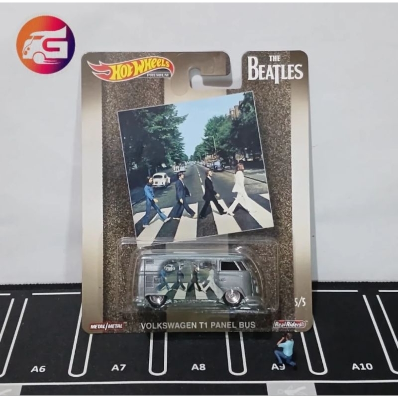 Hot wheels premium volkswagen t1 panel bus the beatles ( VHTF )