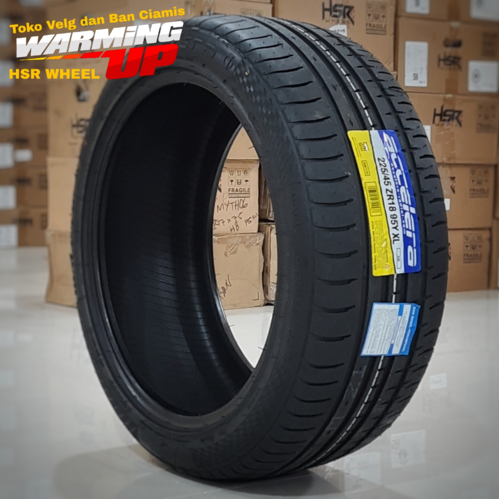 Ban Mobil Bmw, Mercy Ukuran 225 45 Ring 18 ACCELERA PHI TUBLES