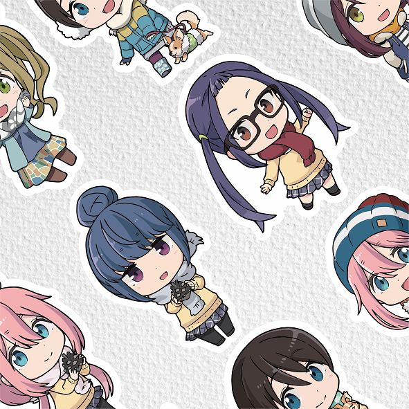 

[ VINYL & CHROMO 7 CM] ANIME cetak stiker Game/STIKER MURAH TEMA ANIME LAID BLACK CAMP/murah/stiker medium