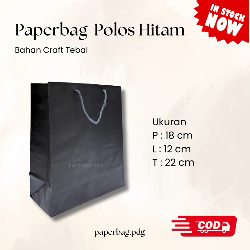 

Paperbag Hitam Polos besar 22x12x18cm | READY STOCK Paperbag Kuat | Paperbag Ultah | Paperbag Sablon | Paperbag Pernikahan | Souvenir | Paperbag Premium | Paperbag Murah | Paperbag Padang | Sumatera Barat | Paperbag Tebal | Paperbag Produk | Paperbag Toko