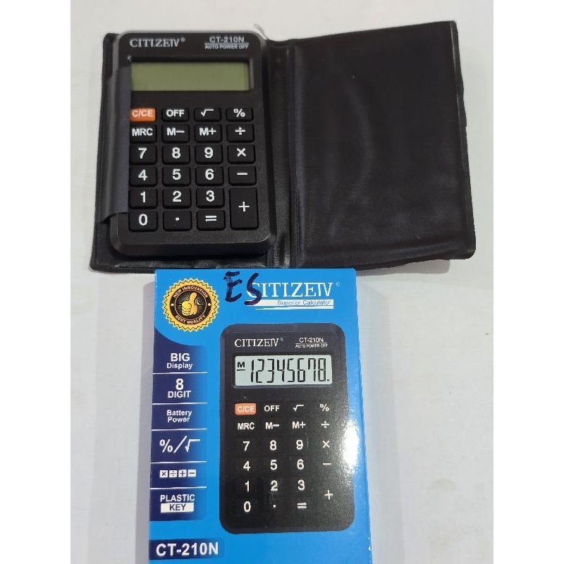 

KALKULATOR SAKU CITIZEN CT 210 N CALCULATOR CITIZEN CT-210N CALCULATOR MINI