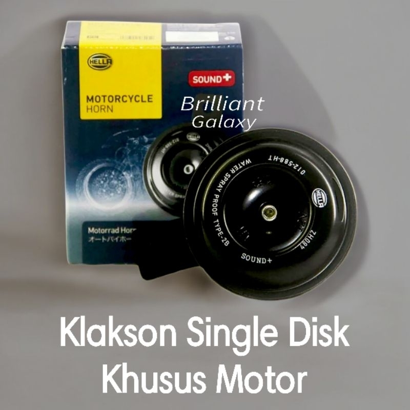 HELLA Original - Klakson Single Disk Khusus Motor