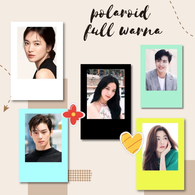 cetak polaroid 2R/full warna