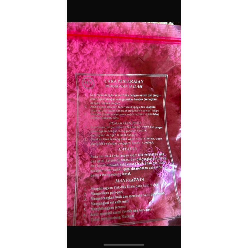 

klip plastik pink ori