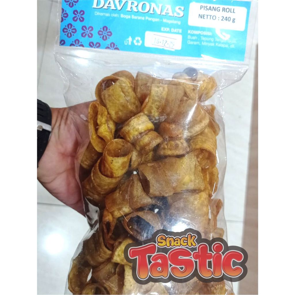 

SALE PISANG ROLL DAVRONAS 240GR / camilan Dan oleh-oleh khas Magelang, Jogja, purworejo, wonosobo