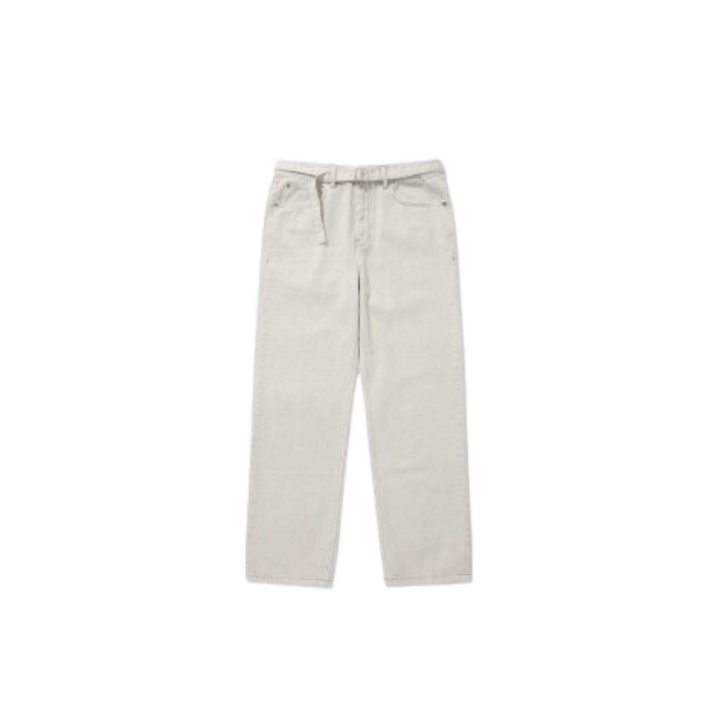 Covernat Regular Washing Belt Denim Pants