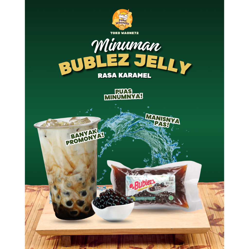 

Bublez Jelly Mutiara Rasa Karamel 500g