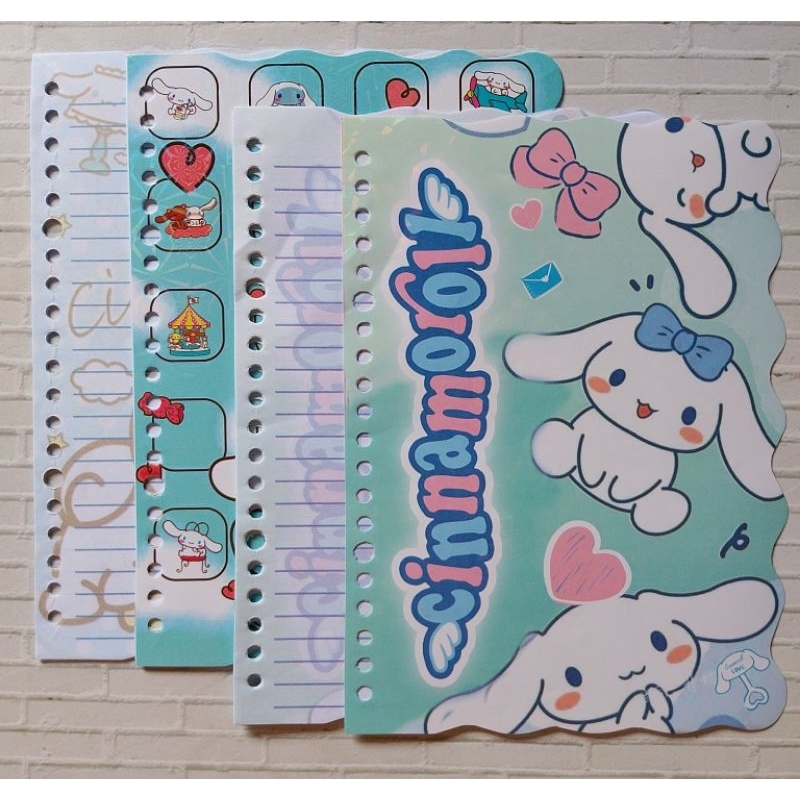 

20 LEMBAR ISI BINDER A5 CINNAMOROL /20 LUBANG/ KERTAS BINDER