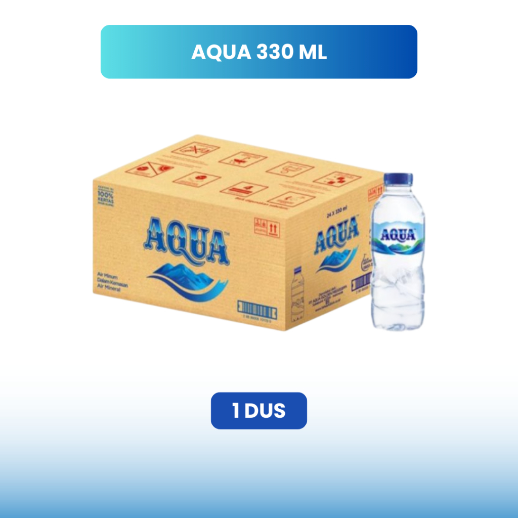 

Jual Aqua 330 ml 1 Dus