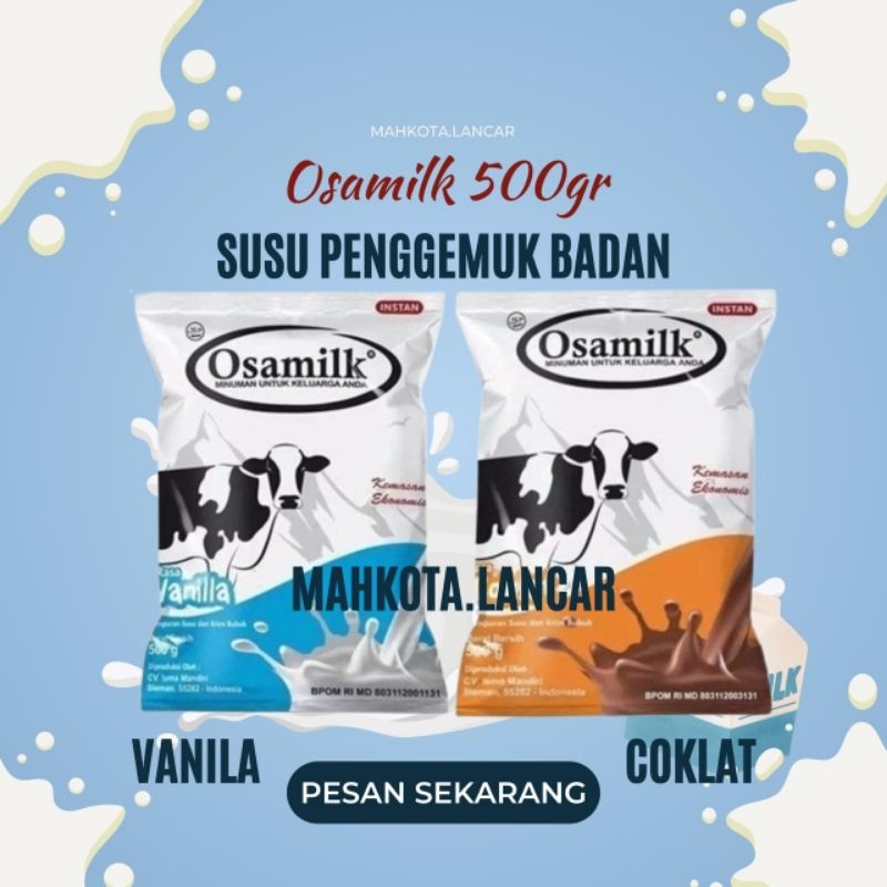 

Promo ❗❗ Susu Osamilk 500gr pengemuk badan rasa coklat & vanila