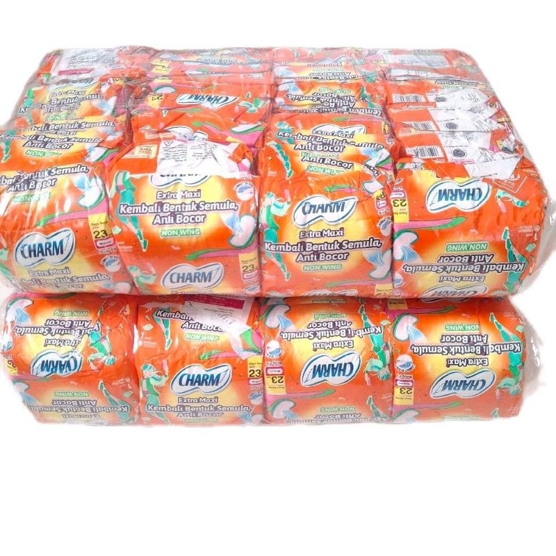 Pembalut Charm Bodyfit Renceng 23cm Isi 100 Non-Wing