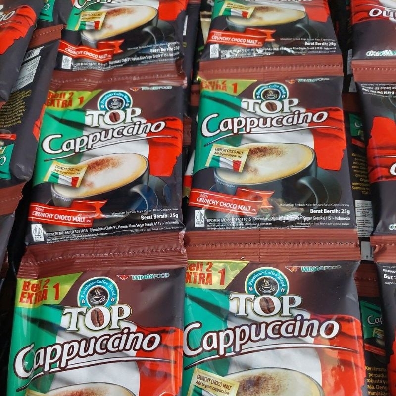 

TOP CAPPUCCINO 1Renteng [SATUAN] / Kopi Top Coffee Cappucino 25gr