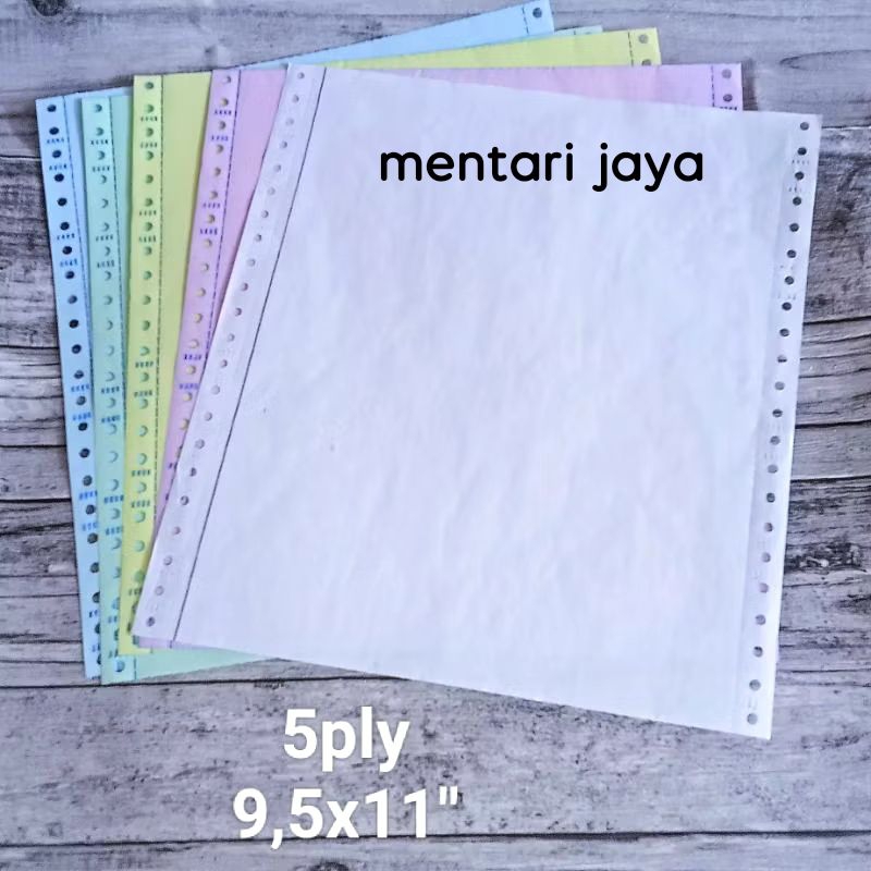 

RANGKAP 5... kertas komputer / continuous form 9½x 11 rangkap 5ply