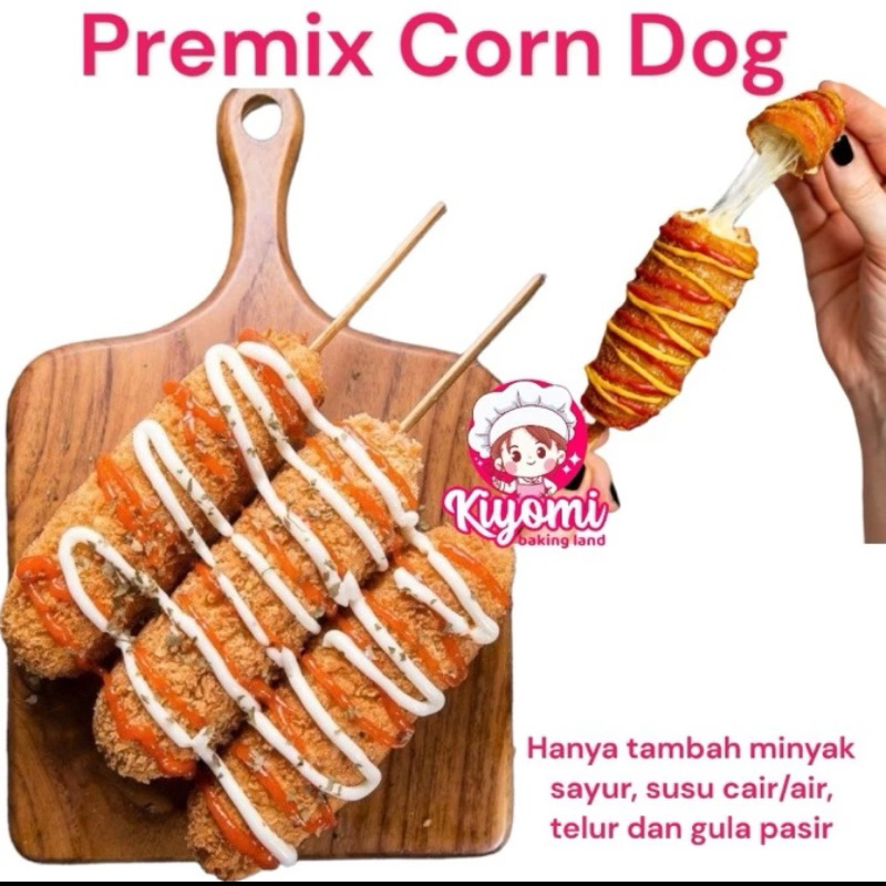 

Tepung Premix Corn Dog Ala Korea 500 Gram Bukan Kue Matang