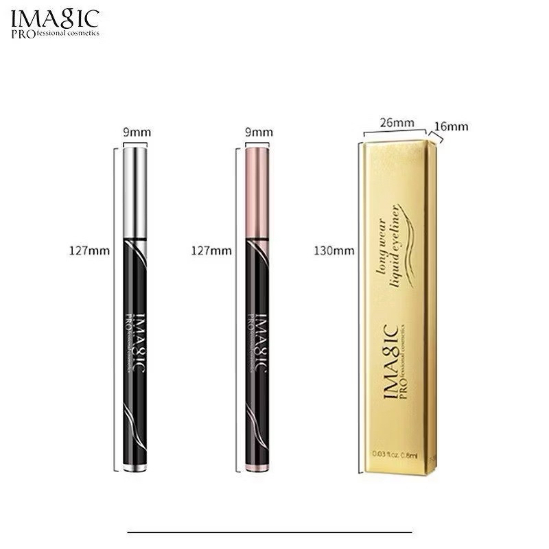 IMAGIC Eyeliner IMAGIC Eyeliner Waterproof Tahan Lama Cepat Kering Tidak Luntur Profesional Eyeliner