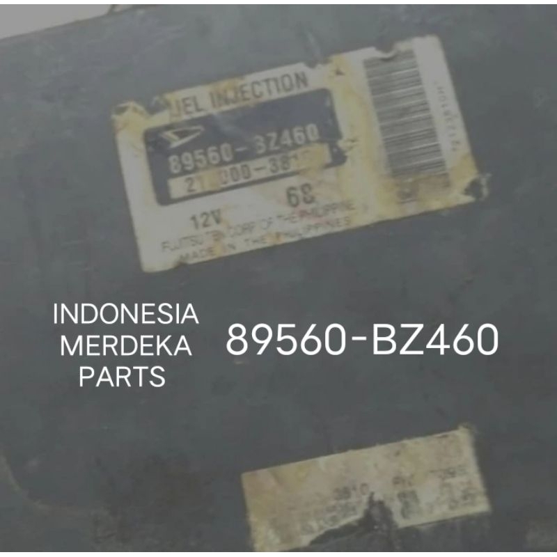 ECU COMPUTER FUEL INJECTION ECU KOMPUTER BUAT MOBIL DAIHATSU GRANDMAX GRAND MAX 89560-BZ460 ORIGINAL
