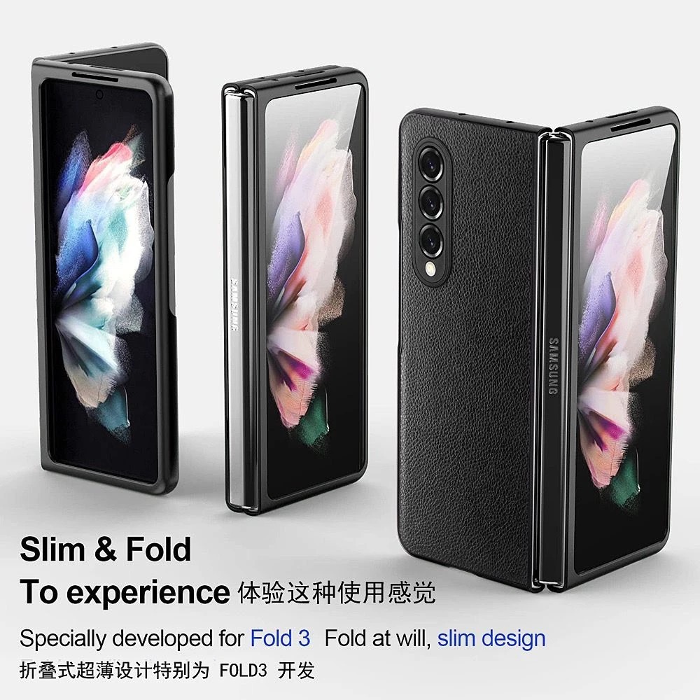 Case Samsung Z Fold 3 Z Fold 2 Case Premium Kulit Jeruk