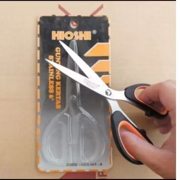 

Hioshi Gunting kertas stainless 6 inch Hioshi