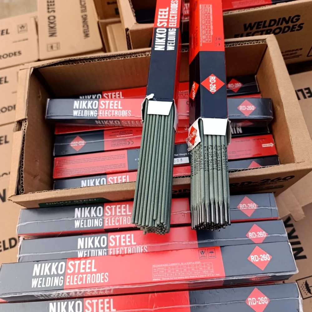 Kawat Las Listrik Elektroda Nikko Steel 2mm x 300mm kemasan isi 1kg