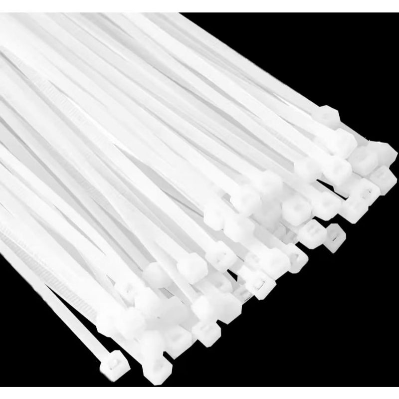 

KABEL TIES NYLON CABLE TIE PUTIH KECIL SEDANG BESAR / KABEL TIS / CABLE TIES / KLIP KABEL / ALAT PENGIKAT / KABEL PENGIKAT