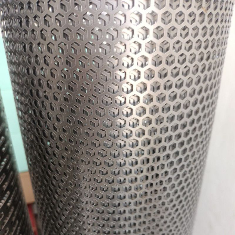 grill / ram box speaker lubang segi 6 / hexagonal / hexa ukuran 100x200 tebal 0.8mm