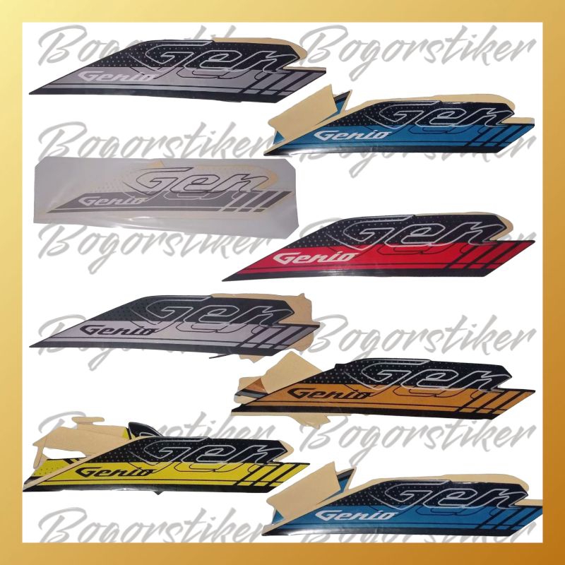 stiker striping motor honda Genio 2021 standar