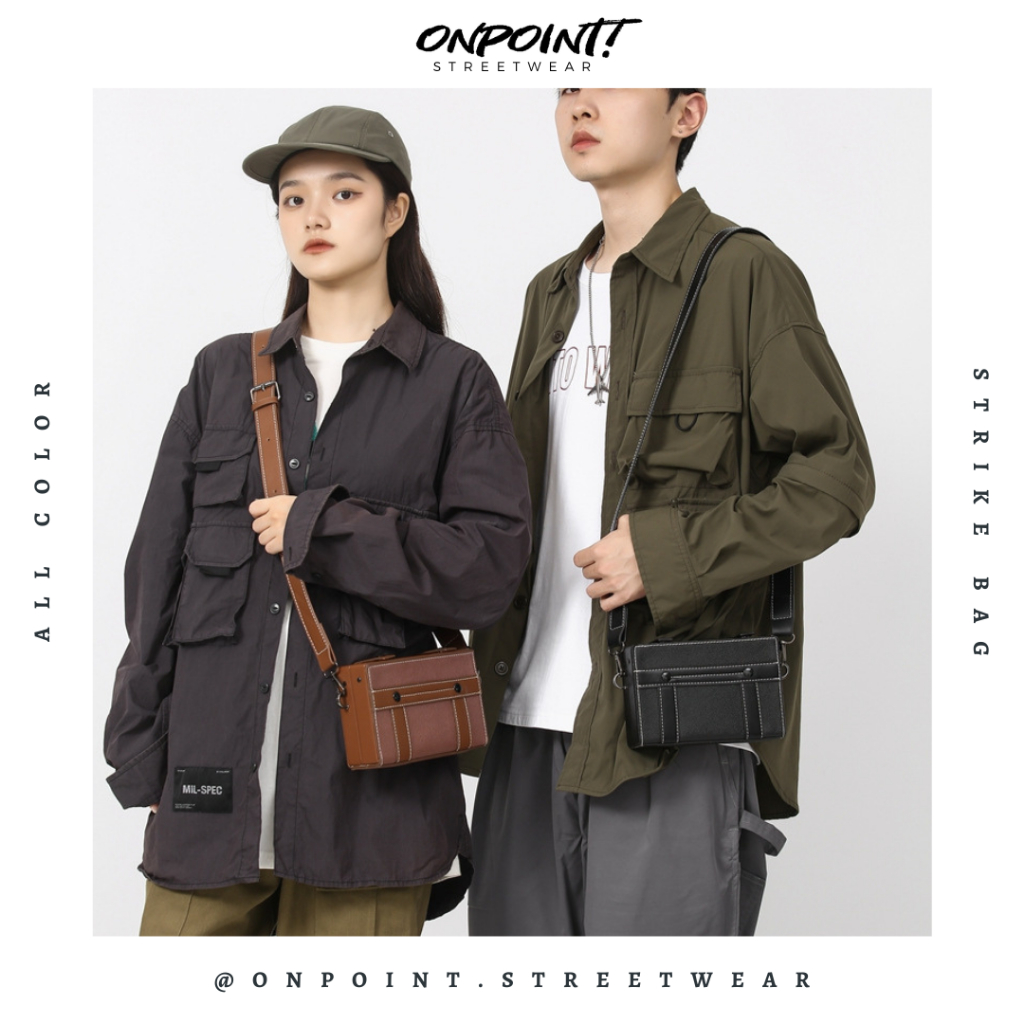 Strike Bag - tas pria selempang sling bag unisex tas pria keren tas pinggang pria tas pinggang wanit