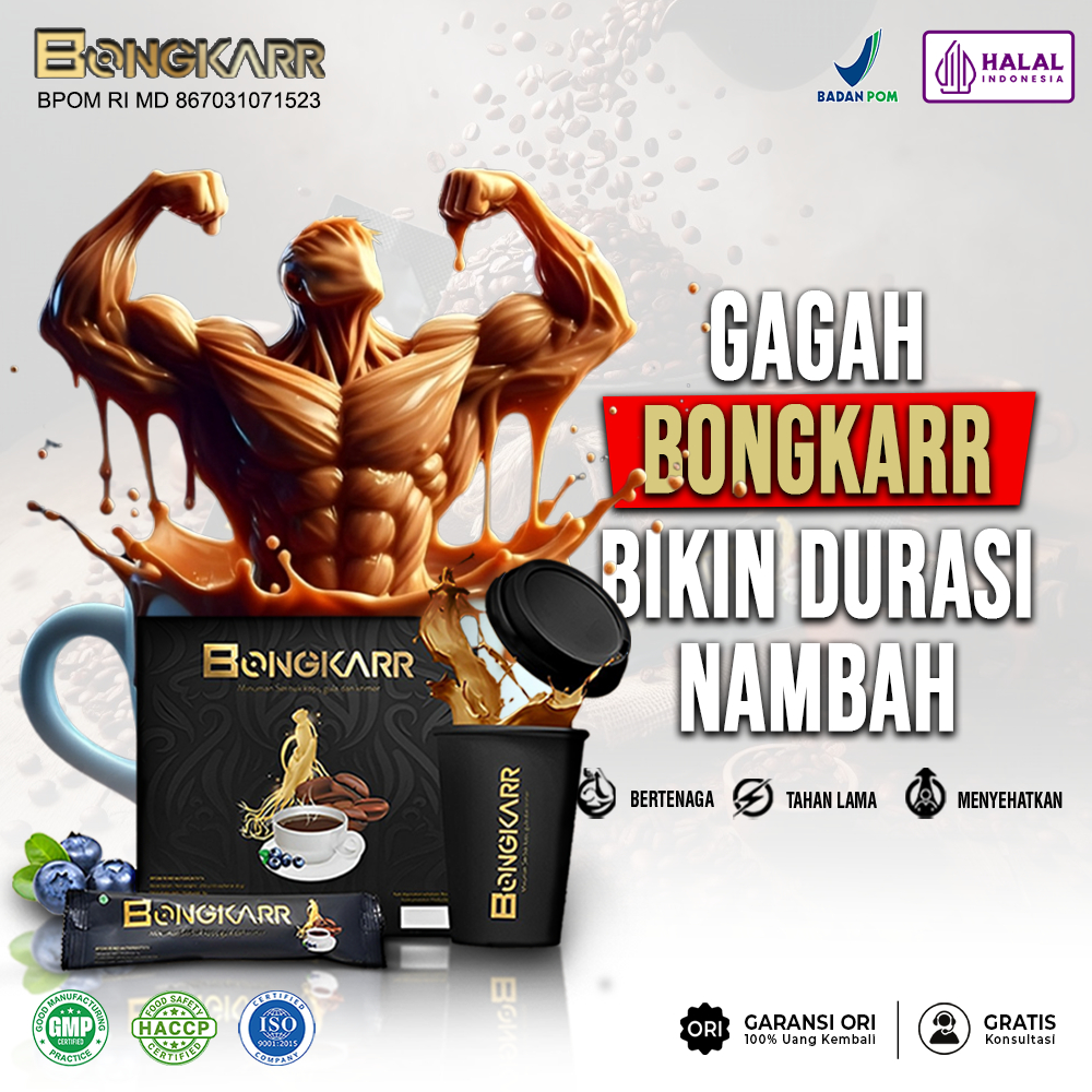 

KOPI BONGKARR ORIGINAL MINUMAN INSTAN EXTRA GINGSENG 100% BPOM & HALAL- KOPI STAMINA PRIA TAHAN LAMA