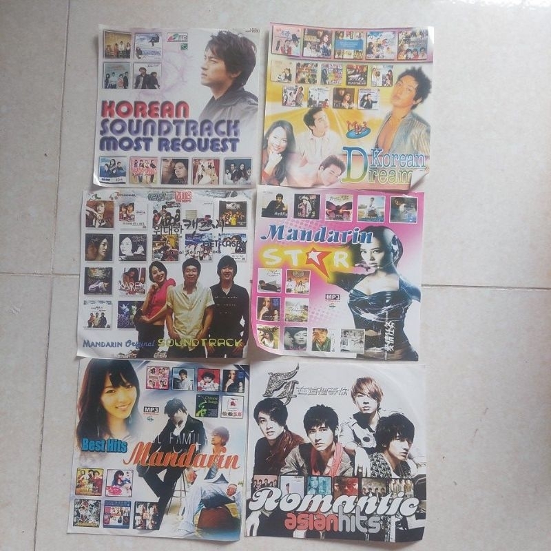 Kaset MP3 Lagu Mandarin/Korea Best Seller