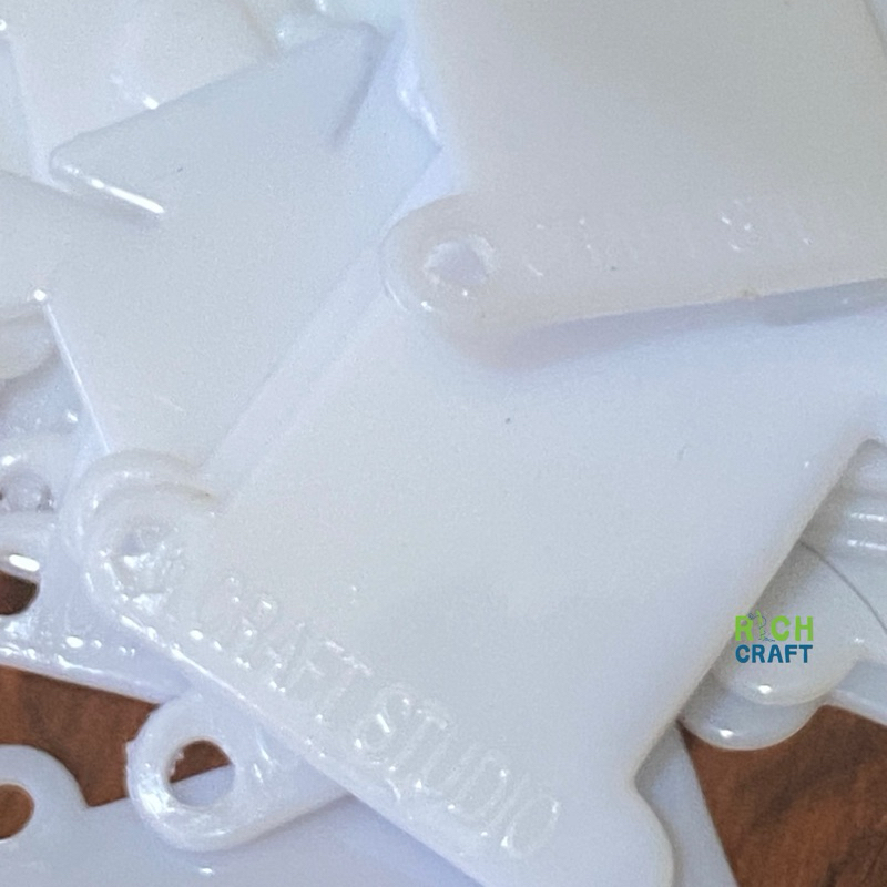 Bobbin Plastik HobbyCraft 20pcs, bobbin untuk gulung benang, bobbin kristik, crossstitch bobbin, Hob